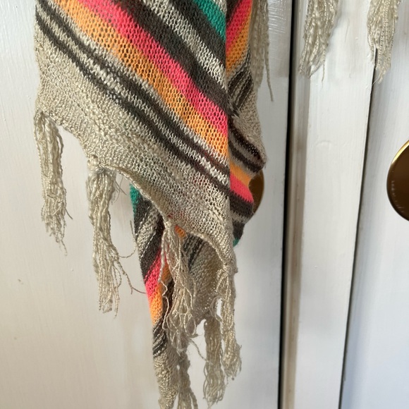 Western style fringe cardigan with hood. Size small by Self esteem - Picture 3 of 6